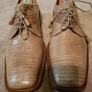 David Eden Genuine Lizard Shoes